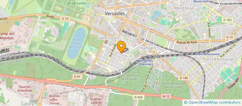 localisation de l'entreprise MADAME VERONIQUE COUTANSON à VERSAILLES