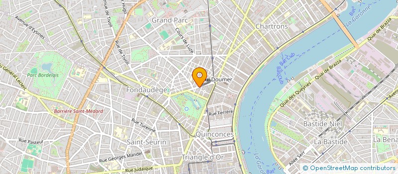localisation de l'entreprise MADAME VERONIQUE COUTAREL à BORDEAUX