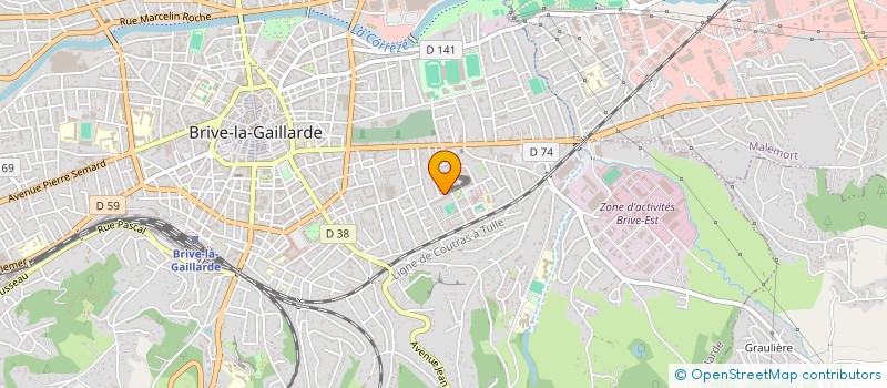 localisation de l'entreprise MADAME VERONIQUE CRAMOIX à BRIVE-LA-GAILLARDE
