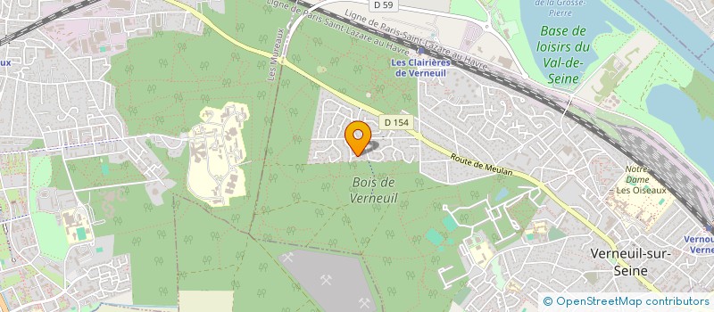 localisation de l'entreprise MADAME VERONIQUE CREUWELS à VERNEUIL-SUR-SEINE