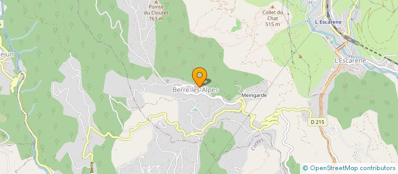 localisation de l'entreprise MADAME VERONIQUE CRIVELLARO à BERRE-LES-ALPES