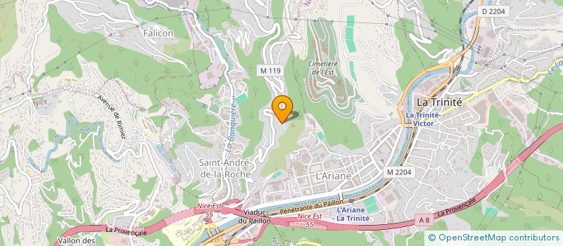 localisation de l'entreprise MADAME VERONIQUE CROCHEMORE  SAINT-ANDRE-DE-LA-ROCHE