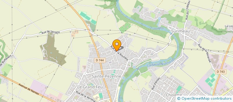 localisation de l'entreprise MADAME VERONIQUE CROUET à NIORT