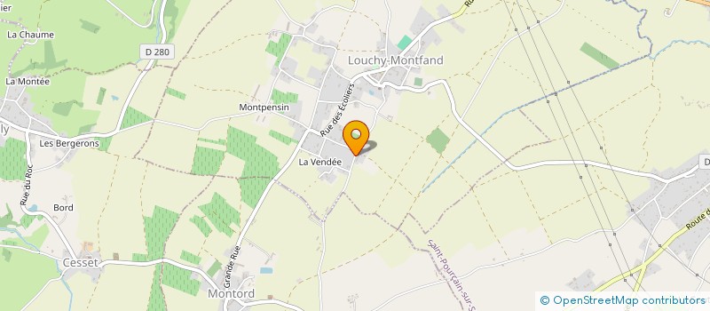 localisation de l'entreprise MADAME VERONIQUE CUILLIER  LOUCHY-MONTFAND