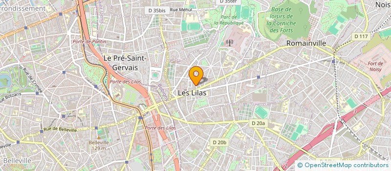 localisation de l'entreprise MADAME VERONIQUE CZITSCHNEIDER  LES LILAS