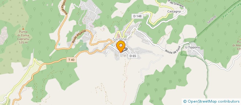 localisation de l'entreprise MADAME VERONIQUE D'ALVIA à SARTENE