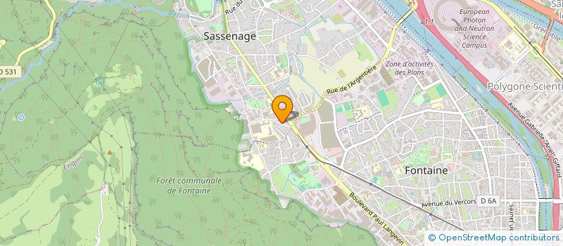 localisation de l'entreprise MADAME VERONIQUE D'ASSENZA  SASSENAGE