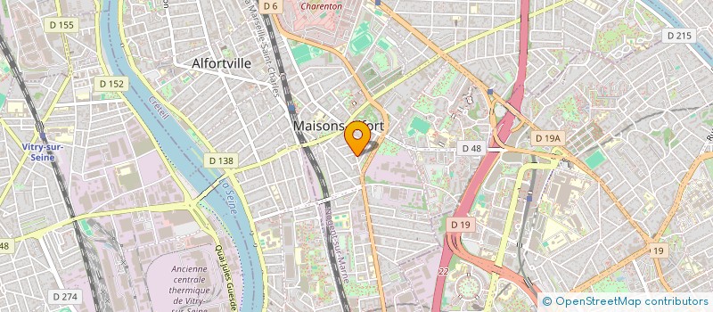 localisation de l'entreprise MADAME VERONIQUE DA COSTA  MAISONS-ALFORT