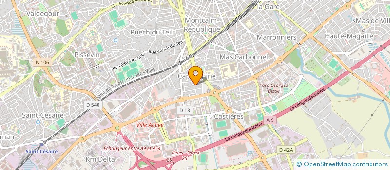 localisation de l'entreprise MADAME VERONIQUE DALLENBACH à NIMES