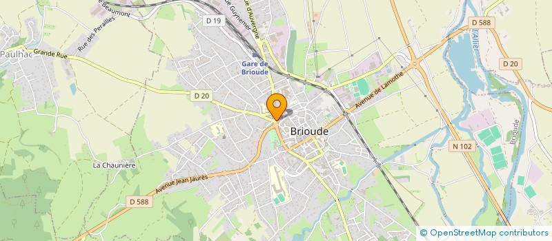 localisation de l'entreprise MADAME VERONIQUE DAMBRY à BRIOUDE