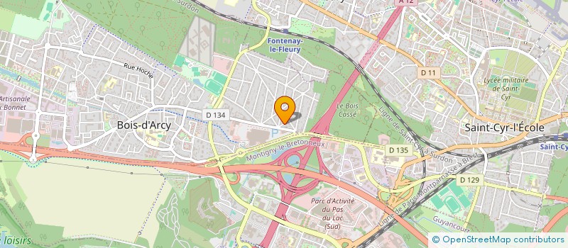 localisation de l'entreprise MADAME VERONIQUE DANTAS DE OLIVEIRA  BOIS-D'ARCY