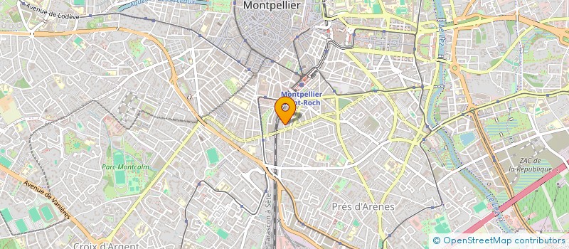 localisation de l'entreprise MADAME VERONIQUE DANVE à MONTPELLIER