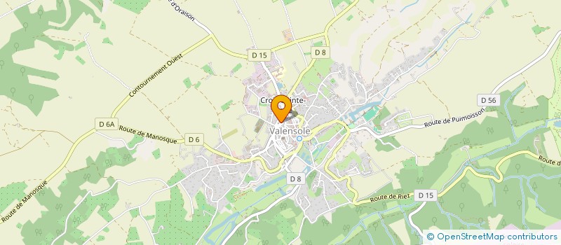 localisation de l'entreprise MADAME VERONIQUE DAO à VALENSOLE