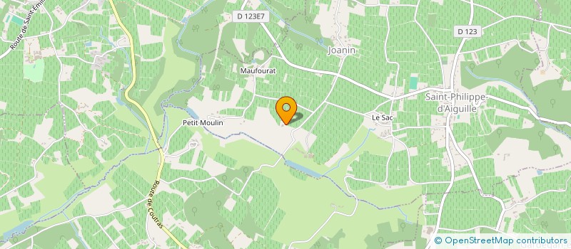 localisation de l'entreprise MADAME VERONIQUE DARMAS  FLAUJAGUES