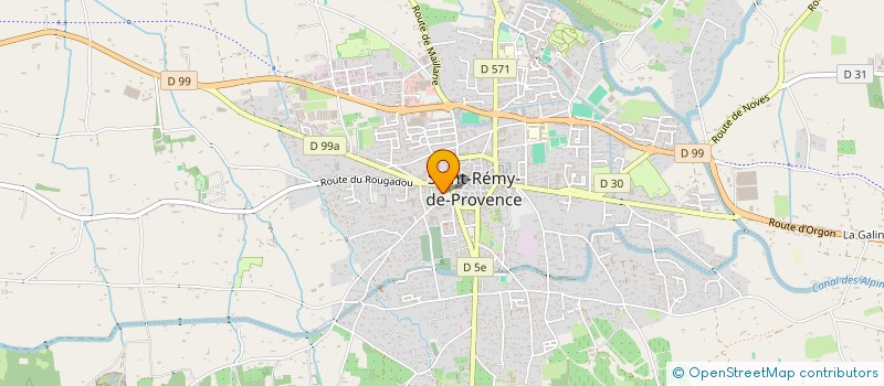 localisation de l'entreprise MADAME VERONIQUE DAUDU  SAINT-REMY-DE-PROVENCE