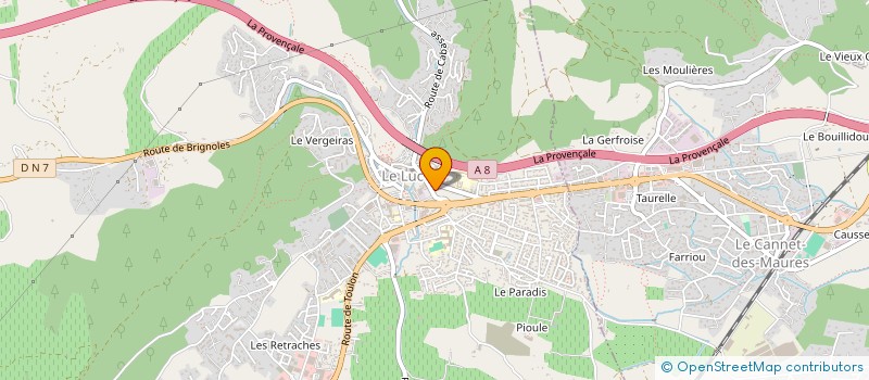 localisation de l'entreprise MADAME VERONIQUE DAUPHIN à CABASSE