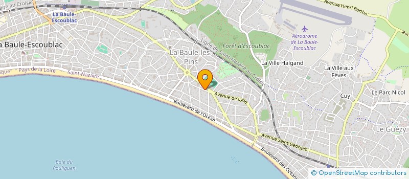 localisation de l'entreprise MADAME VERONIQUE DAVID à LA BAULE-ESCOUBLAC