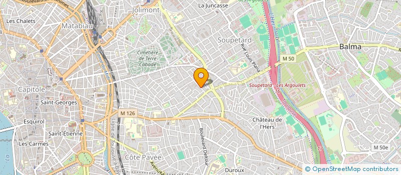 localisation de l'entreprise MADAME VERONIQUE DE FERRIERES DE SAUVEBOEUF  TOULOUSE