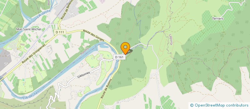 localisation de l'entreprise MADAME VERONIQUE DE GRYZE  RUOMS