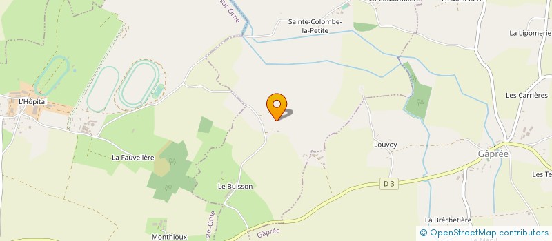 localisation de l'entreprise MADAME VERONIQUE DE LAMARZELLE à SAINT-LEONARD-DES-PARCS
