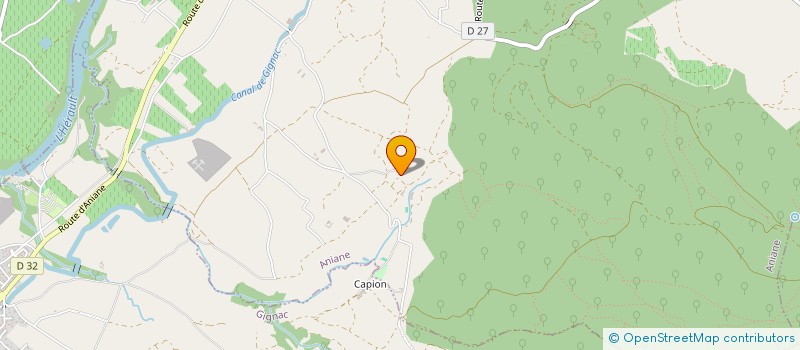 localisation de l'entreprise MADAME VERONIQUE DE LAVAISSIERE  ANIANE