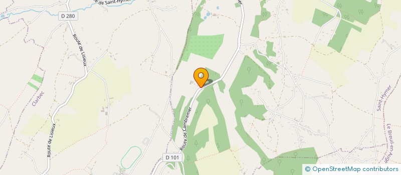 localisation de l'entreprise MADAME VERONIQUE DE MATHAN  SAINT-HYMER