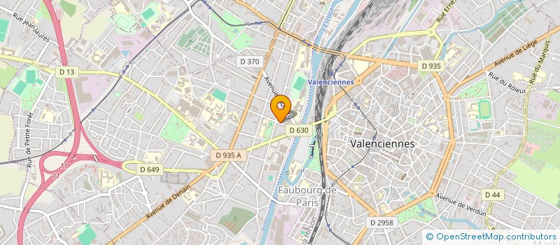 localisation de l'entreprise MADAME VERONIQUE DE MELLIS à VALENCIENNES