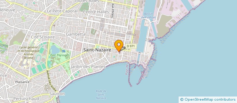 localisation de l'entreprise MADAME VERONIQUE DE MIJOLLA à SAINT-NAZAIRE