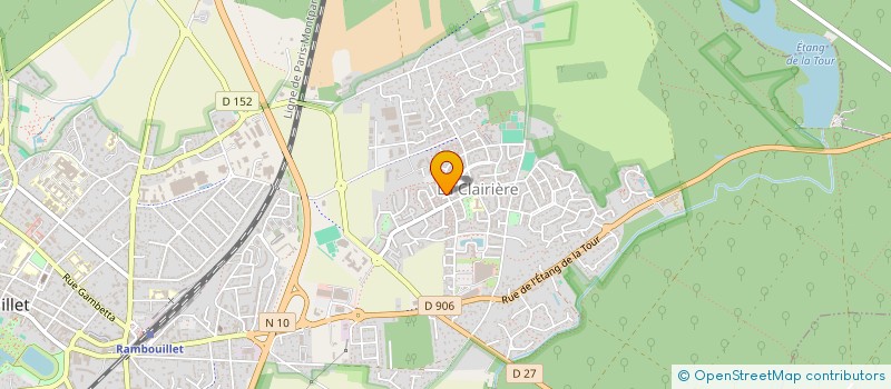 localisation de l'entreprise MADAME VERONIQUE DE MONLEON à RAMBOUILLET