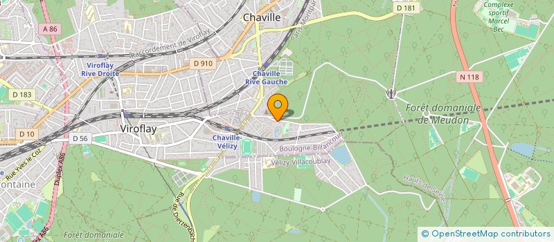 localisation de l'entreprise MADAME VERONIQUE DE SEVIN à CHAVILLE