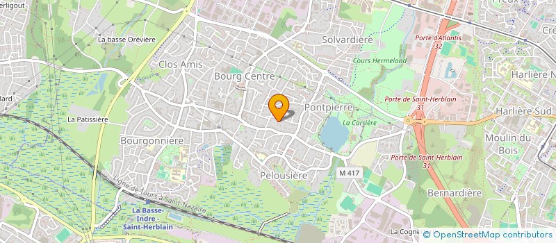 localisation de l'entreprise MADAME VERONIQUE DEAU  SAINT-HERBLAIN