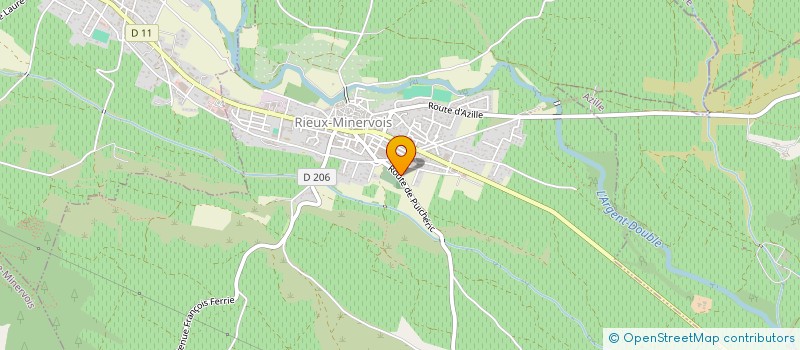 localisation de l'entreprise MADAME VERONIQUE DEBAYLES  RIEUX-MINERVOIS