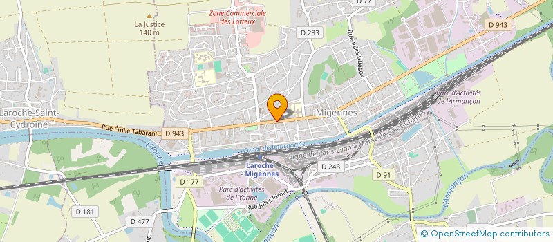 localisation de l'entreprise MADAME VERONIQUE DEBRAND à MIGENNES