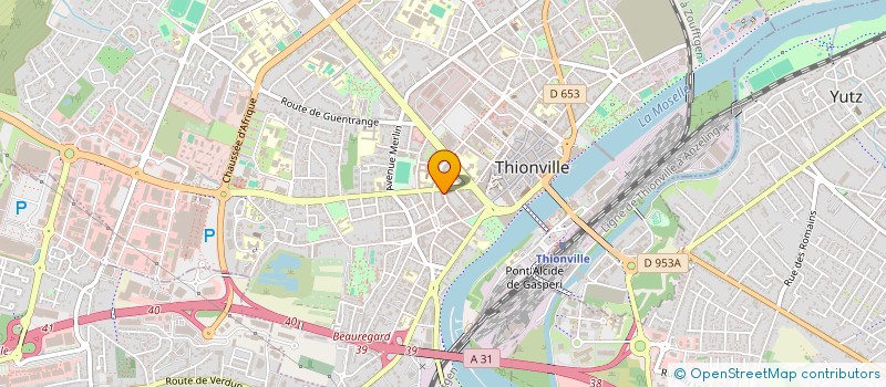 localisation de l'entreprise MADAME VERONIQUE DEBRIS  THIONVILLE