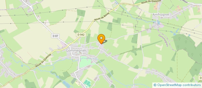 localisation de l'entreprise MADAME VERONIQUE DEBURGE  GOMMEGNIES