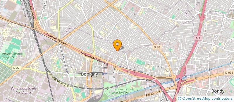 localisation de l'entreprise MADAME VERONIQUE DECKER à BOBIGNY