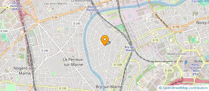 localisation de l'entreprise MADAME VERONIQUE DECROIX LEDUC  BRY-SUR-MARNE