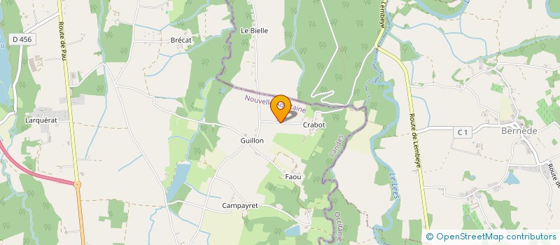 localisation de l'entreprise MADAME VERONIQUE DEDEBAN  AIRE-SUR-L'ADOUR