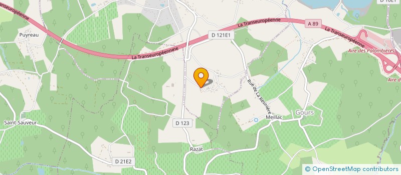 localisation de l'entreprise MADAME VERONIQUE DEFFARGE  SAINT-SEURIN-SUR-L'ISLE