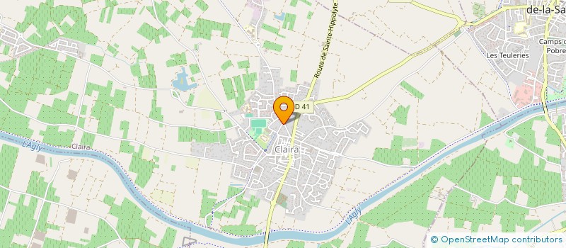 localisation de l'entreprise MADAME VERONIQUE DEGLI ANGELI  CLAIRA