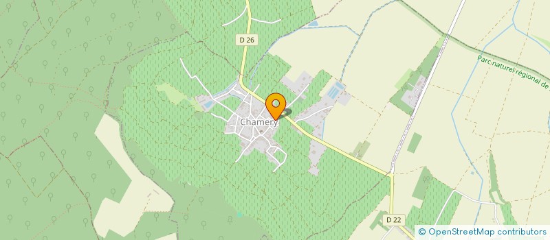 localisation de l'entreprise MADAME VERONIQUE DEGUERNE  CHAMERY