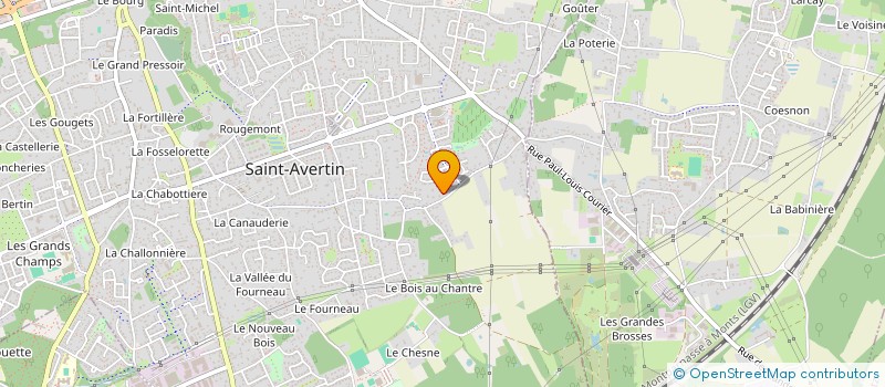 localisation de l'entreprise MADAME VERONIQUE DEGUIN  SAINT-AVERTIN