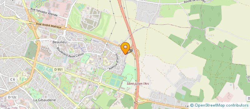 localisation de l'entreprise MADAME VERONIQUE DELALANDE à POITIERS