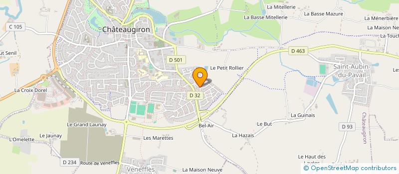 localisation de l'entreprise MADAME VERONIQUE DELALANDE  CHATEAUGIRON