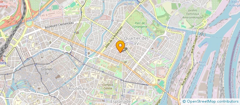 localisation de l'entreprise MADAME VERONIQUE DELANGE à STRASBOURG