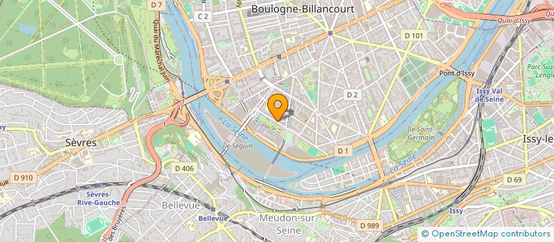 localisation de l'entreprise MADAME VERONIQUE DELANGHE à BOULOGNE-BILLANCOURT
