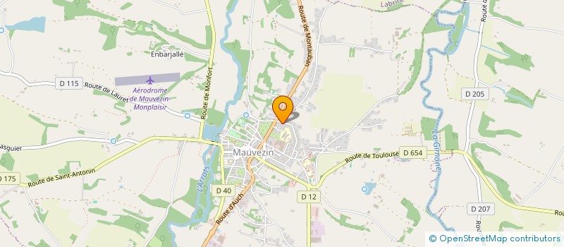 localisation de l'entreprise MADAME VERONIQUE DELANNOY  MAUVEZIN