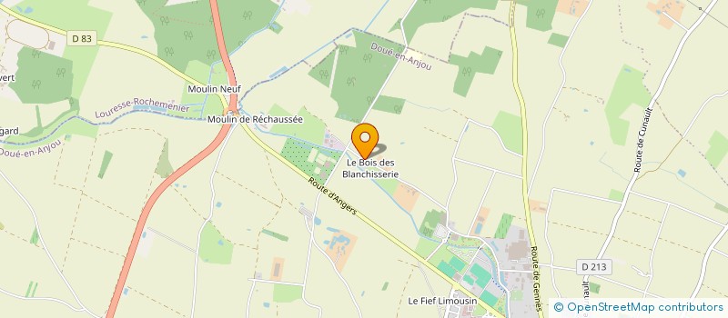 localisation de l'entreprise MADAME VERONIQUE DELAUNAY à DOUE-EN-ANJOU