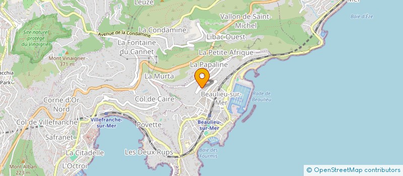 localisation de l'entreprise MADAME VERONIQUE DELAUNAY à BEAULIEU-SUR-MER