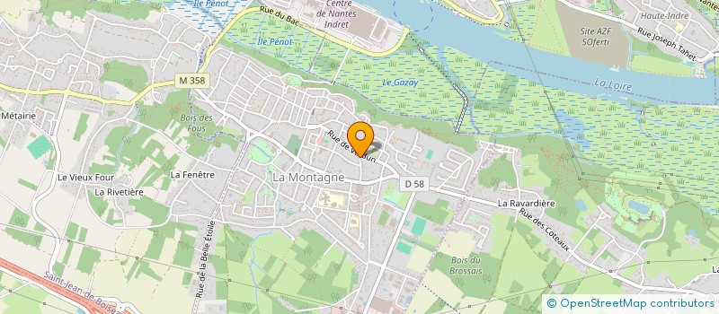 localisation de l'entreprise MADAME VERONIQUE DELAUNAY  LA MONTAGNE